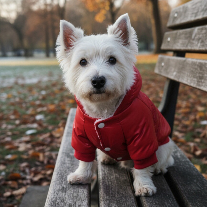 Geaca cu gluga MDL-2418rosu [7]