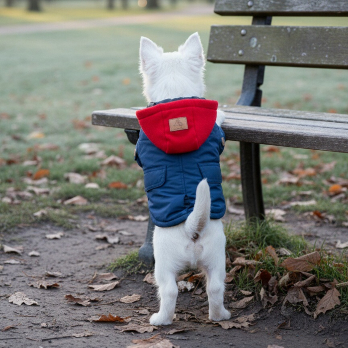 Geaca cu gluga XINA2115albastru [4]