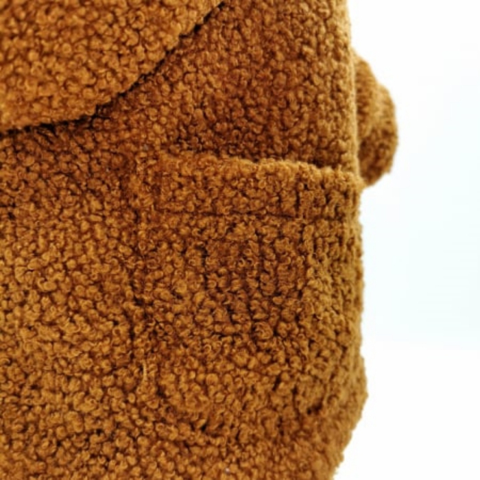 Geaca flausata cu gluga XINA2114maro [7]