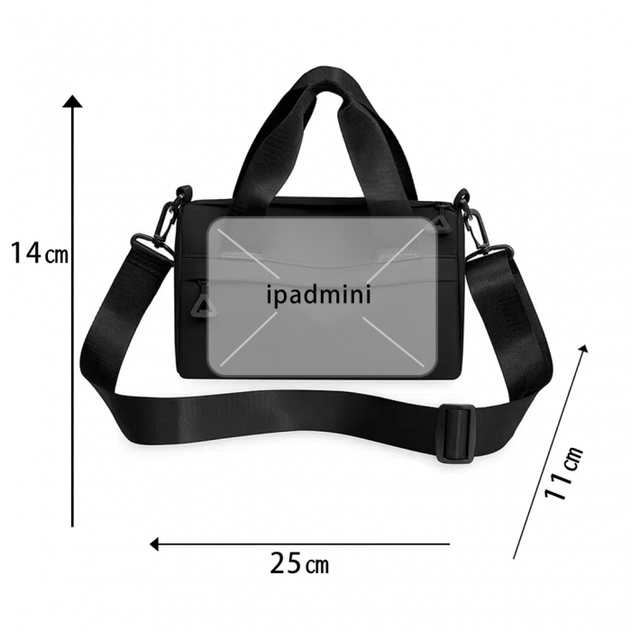 Mini geanta casual pentru fitness sau calatorii ZY-033negru [8]