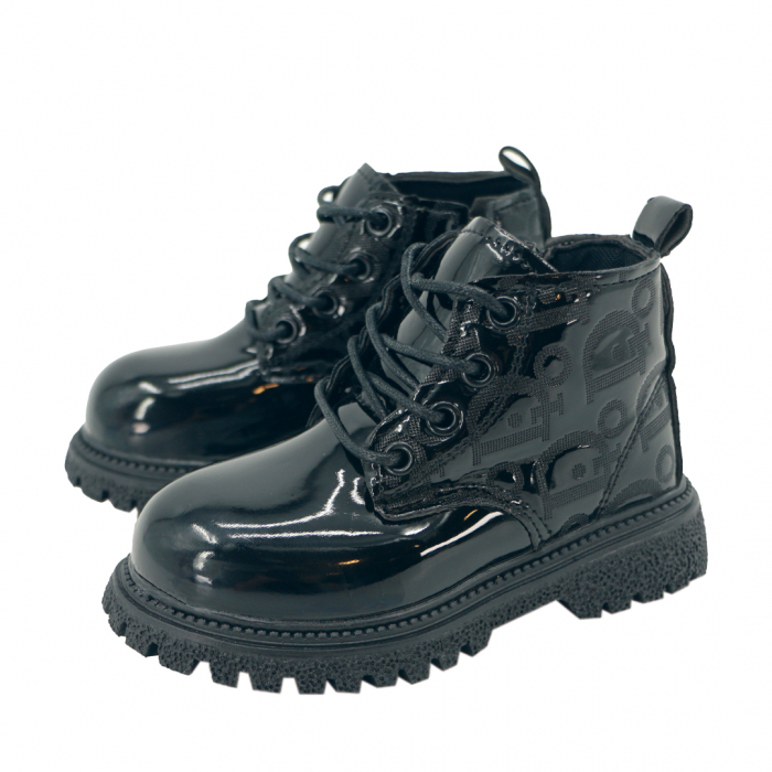 Ghete cu aspect lacuit XA-126negru [1]
