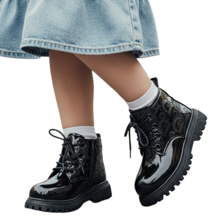 Ghete cu aspect lacuit XA-126negru [5]