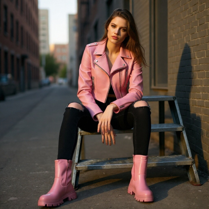 Ghete imblanite B21-68roz [4]