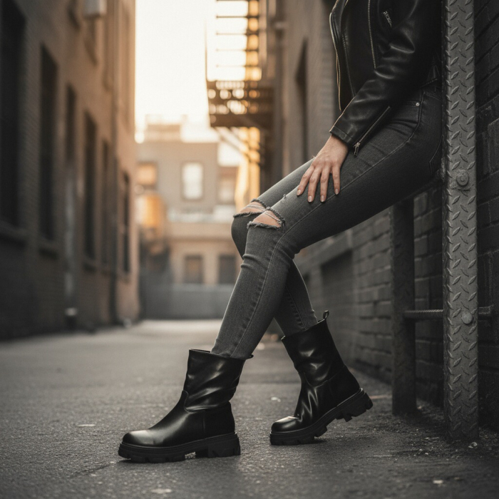 Ghete imblanite CA-82negru [3]