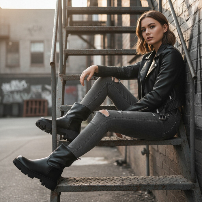 Ghete imblanite CA-82negru [6]