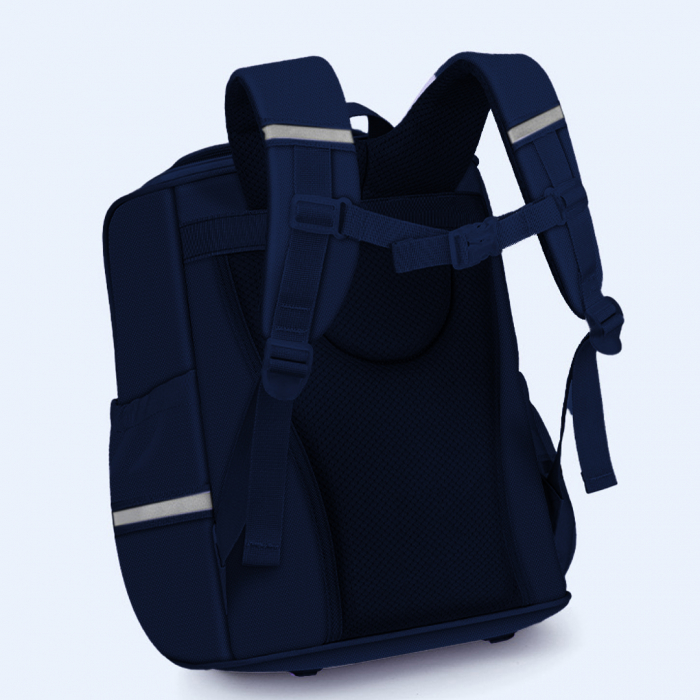 Ghiozdan 3D pentru scoala impermeabil, model Astronaut ZY-558bleumarin [3]