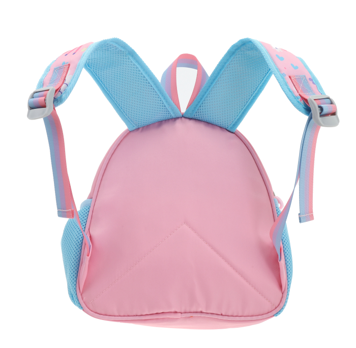 Ghiozdan pentru gradinita sau scoala cu doua pusculite atasate ZY-25127roz [5]