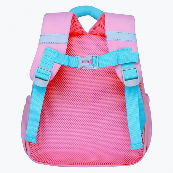 Ghiozdan pentru gradinita sau scoala cu accesoriu breloc ZY-2413roz [4]