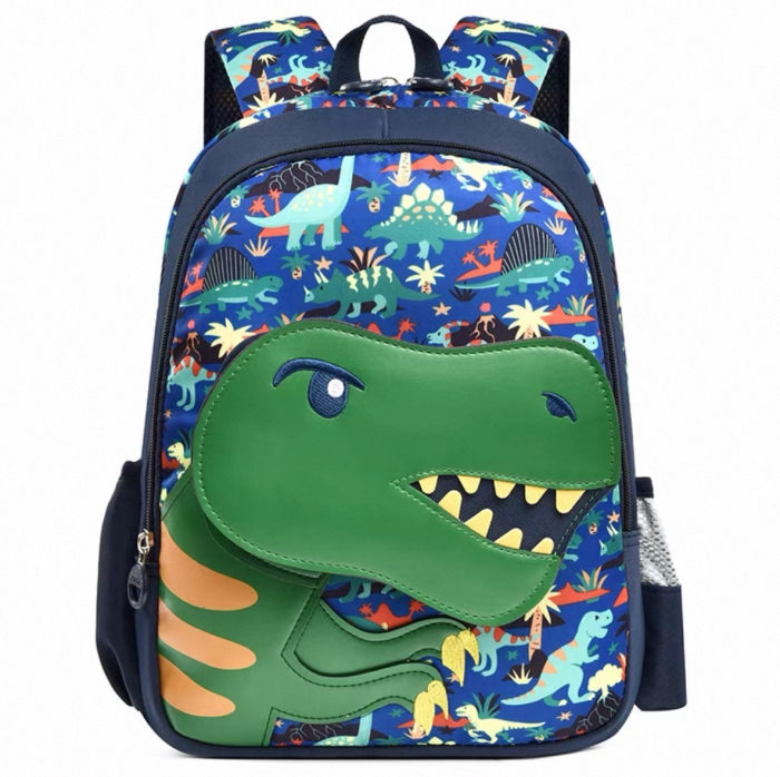 Ghiozdan pentru gradinita sau scoala, model Dinozaur ZY-2545-1bleumarin/dino [13]