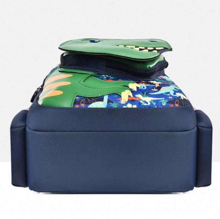 Ghiozdan pentru gradinita sau scoala, model Dinozaur ZY-2545-1bleumarin/dino [8]