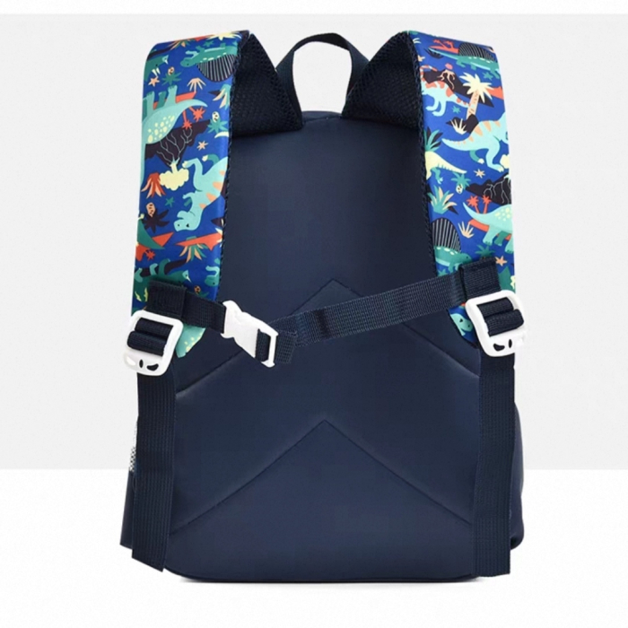 Ghiozdan pentru gradinita sau scoala, model Dinozaur ZY-2545-1bleumarin/dino [7]