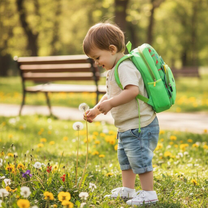 Ghiozdan pentru gradinita sau scoala, model Dinozaur ZY-25128neon [3]