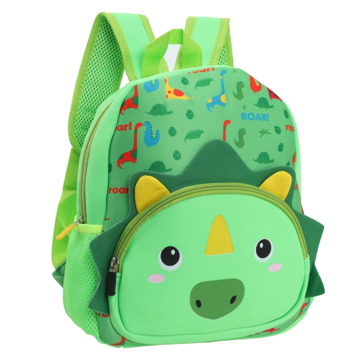 Ghiozdan pentru gradinita sau scoala, model Dinozaur ZY-25128neon [7]