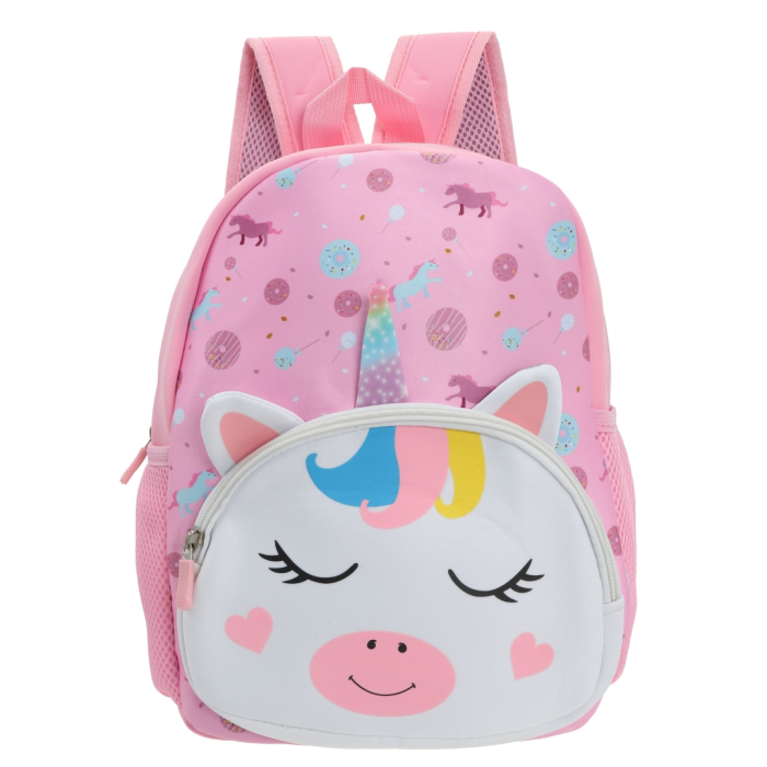 Ghiozdan pentru gradinita sau scoala, model Unicorn ZY-25128roz [4]
