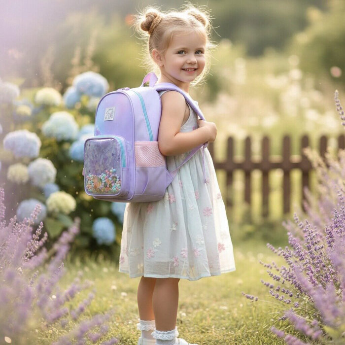 Ghiozdan pentru gradinita sau scoala ZY-25122mov [4]