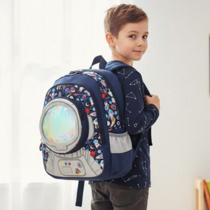 Ghiozdan pentru gradinita sau scoala, model Astronaut ZY-2545-1bleumarin/astro [6]