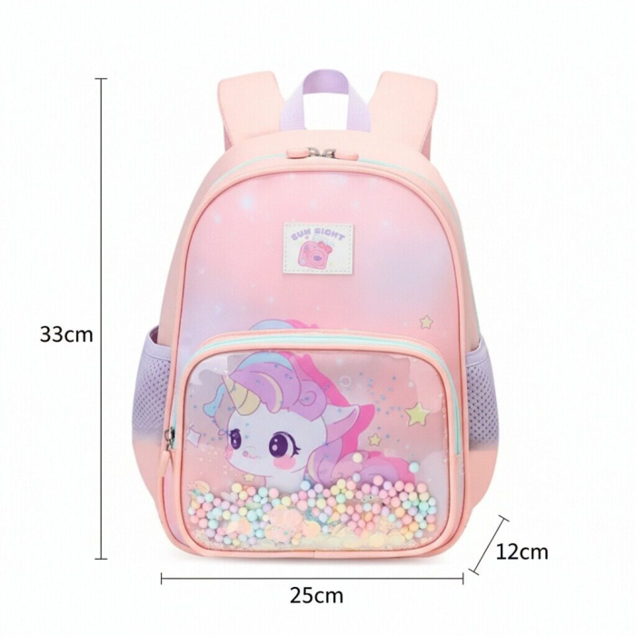 Ghiozdan pentru gradinita sau scoala ZY-25122roz [2]