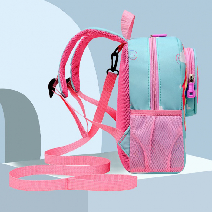Ghiozdan pentru gradinita sau scoala cu model Unicorn ZY-2037roz [10]