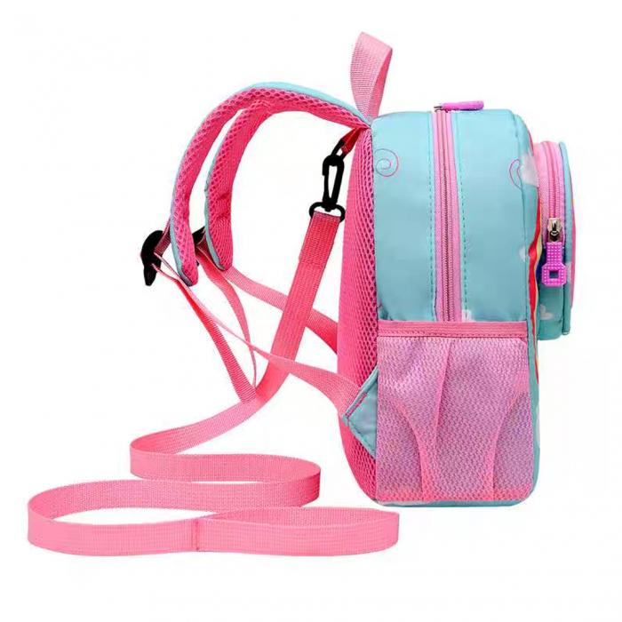 Ghiozdan pentru gradinita sau scoala cu model Unicorn ZY-2037roz [5]