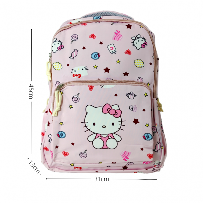 Ghiozdan/rucsac cu Hello Kitty pentru scoala sau calatorii ZY-1518roz [2]