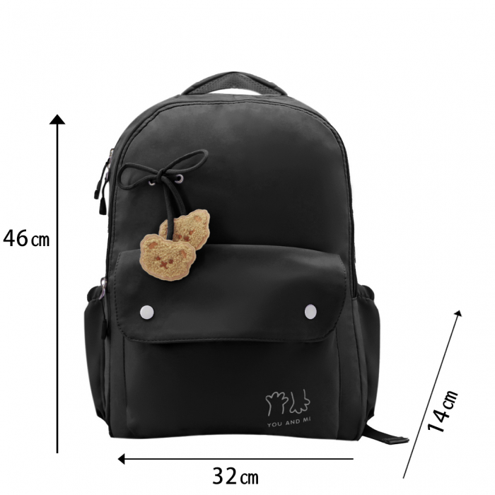 Ghiozdan/rucsac pentru scoala sau calatorii ZY-532negru [2]