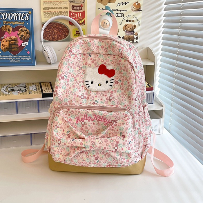 Ghiozdan/rucsac cu Hello Kitty pentru scoala sau calatorii ZY-564roz [6]