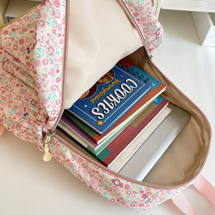Ghiozdan/rucsac cu Hello Kitty pentru scoala sau calatorii ZY-564roz [4]