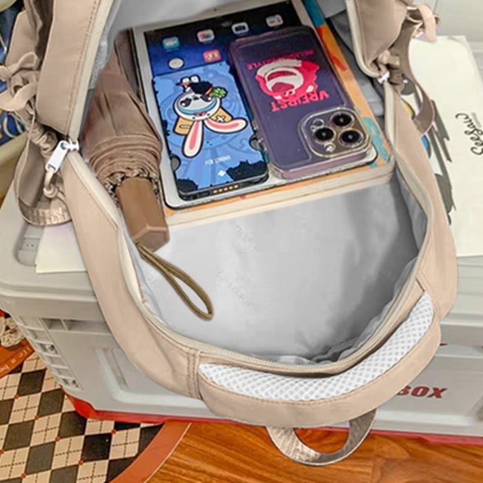 Ghiozdan/rucsac cu model pisica pentru scoala sau calatorii ZY-56128maro [5]