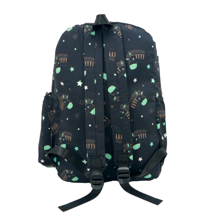 Ghiozdan/rucsac cu penar detasabil pentru scoala sau calatorii ZY-779negru [4]