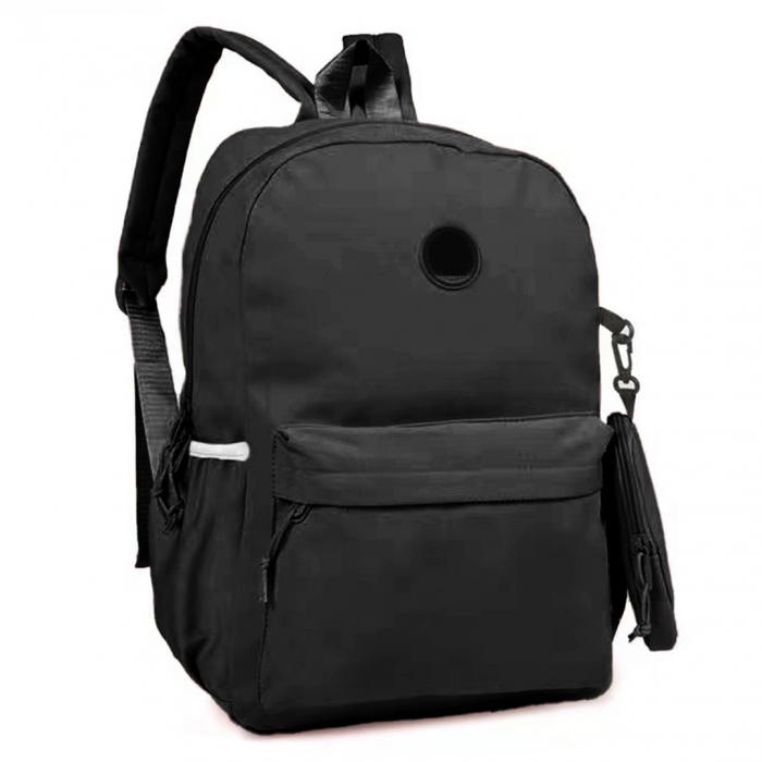 Ghiozdan/rucsac cu penar etui detasabil pentru scoala sau calatorii ZY-B08negru [1]