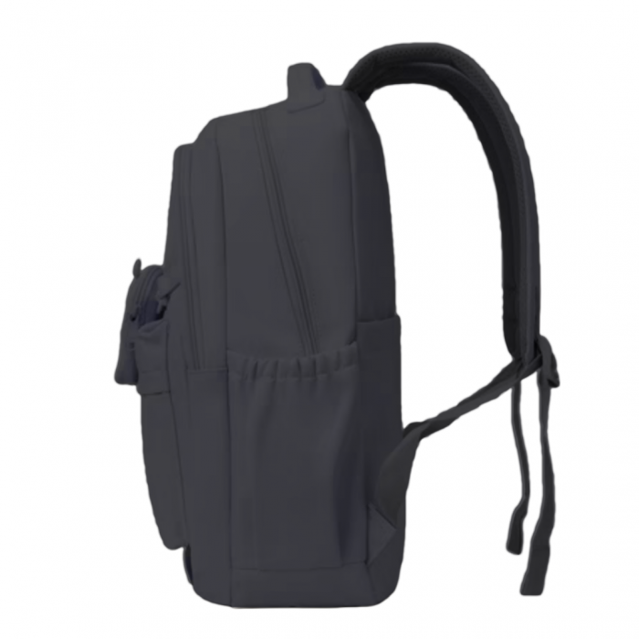 Ghiozdan/rucsac pentru scoala sau calatorii cu accesoriu pusculita ZY-2543negru [8]