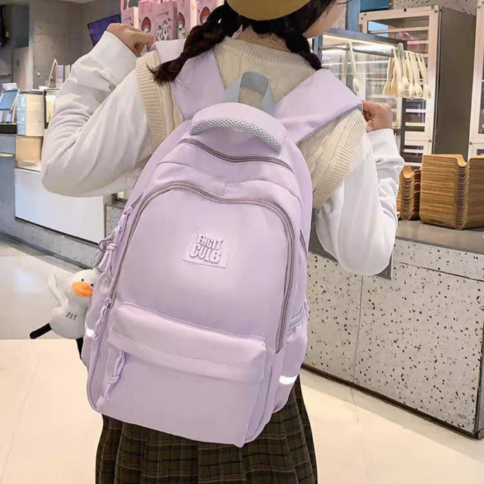 Ghiozdan/rucsac pentru scoala sau calatorii cu atasare la troler ZY-1000mov [5]