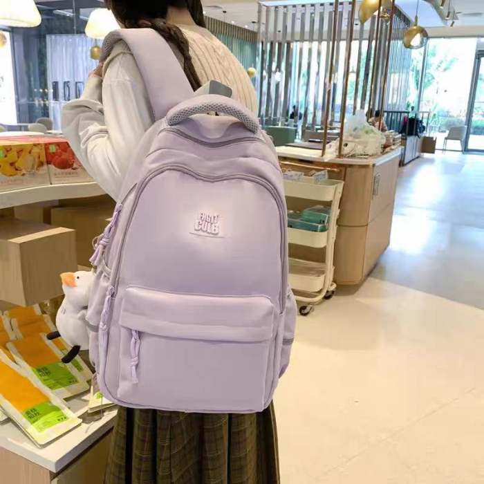 Ghiozdan/rucsac pentru scoala sau calatorii cu atasare la troler ZY-1000mov [3]