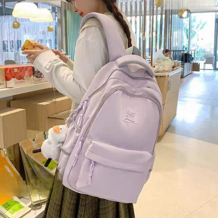 Ghiozdan/rucsac pentru scoala sau calatorii cu atasare la troler ZY-1000mov [9]