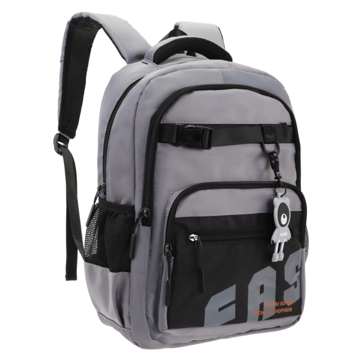 Ghiozdan/rucsac pentru scoala sau calatorii cu atasare la troler ZY-1057gri [4]