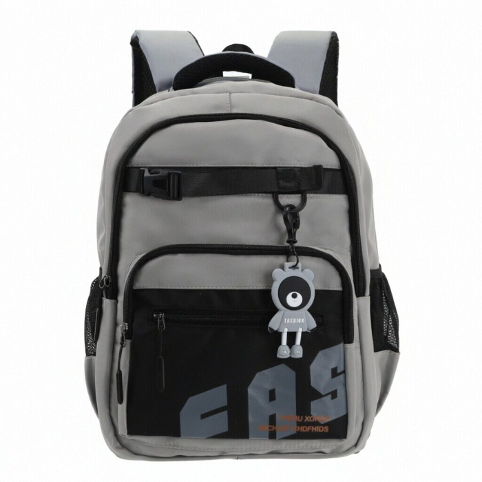 Ghiozdan/rucsac pentru scoala sau calatorii cu atasare la troler ZY-1057gri [5]