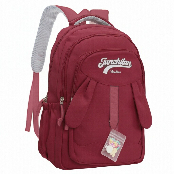 Ghiozdan/rucsac pentru scoala sau calatorii cu atasare la troler ZY-8817visiniu [11]