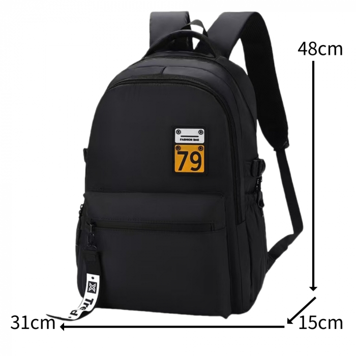 Ghiozdan/rucsac pentru scoala sau calatorii cu atasare la troler ZY-2904negru [2]