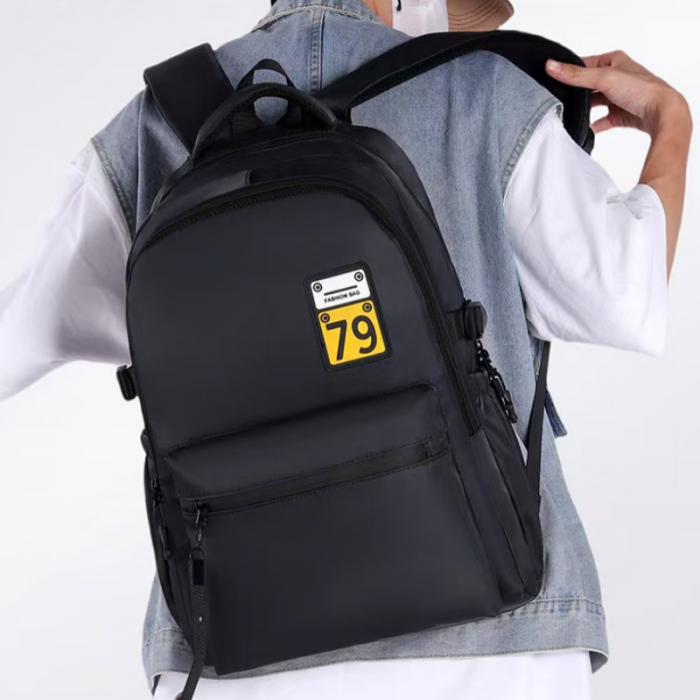 Ghiozdan/rucsac pentru scoala sau calatorii cu atasare la troler ZY-2904negru [3]