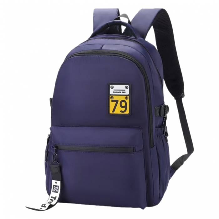 Ghiozdan/rucsac pentru scoala sau calatorii cu atasare la troler ZY-2904bleumarin [5]