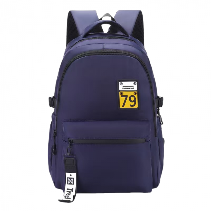 Ghiozdan/rucsac pentru scoala sau calatorii cu atasare la troler ZY-2904bleumarin [1]