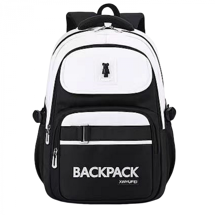 Ghiozdan/rucsac pentru scoala sau calatorii cu atasare la troler ZY-912negru [1]