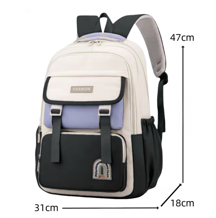 Ghiozdan/rucsac pentru scoala sau calatorii cu atasare la troler ZY-928negru [2]