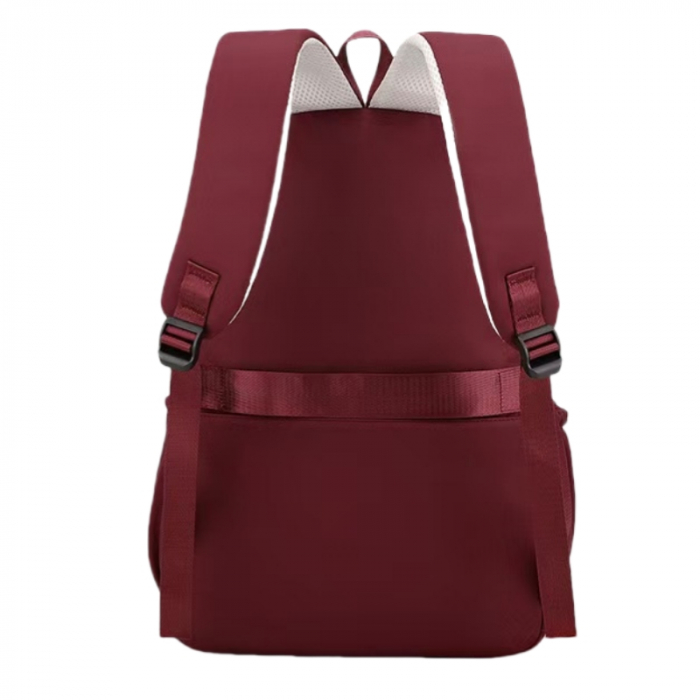 Ghiozdan/rucsac pentru scoala sau calatorii cu atasare la troler ZY-928visiniu [7]