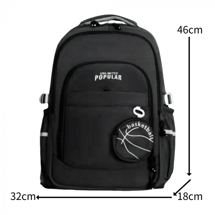 Ghiozdan/rucsac pentru scoala sau calatorii cu atasare la troler ZY-055 [2]