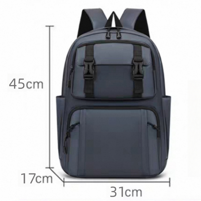 Ghiozdan/rucsac pentru scoala sau calatorii cu atasare la troler ZY-G04gri [2]