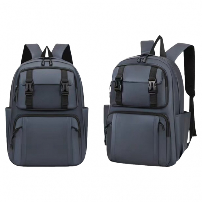 Ghiozdan/rucsac pentru scoala sau calatorii cu atasare la troler ZY-G04gri [10]