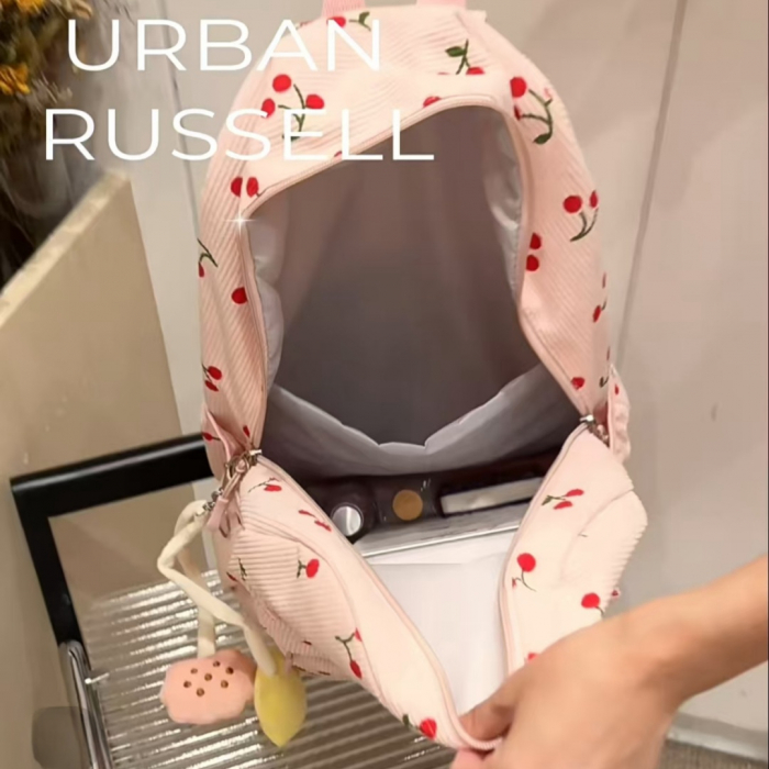 Ghiozdan/rucsac pentru scoala sau calatorii, model Fructe ZY-5501roz [12]