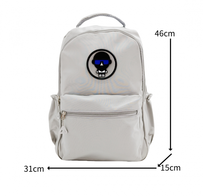 Ghiozdan/rucsac pentru scoala sau calatorii ZY-068gri [2]