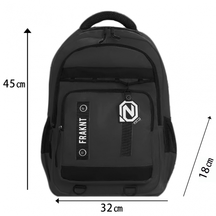 Ghiozdan/rucsac pentru scoala sau calatorii ZY-1006negru [2]